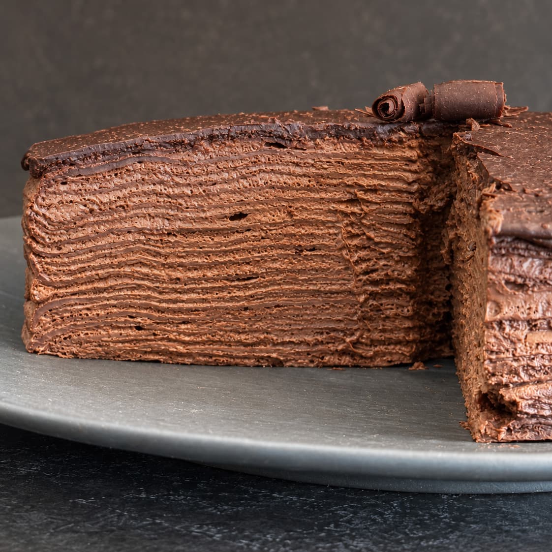 Aswad — Dark Chocolate Mille Crêpe
