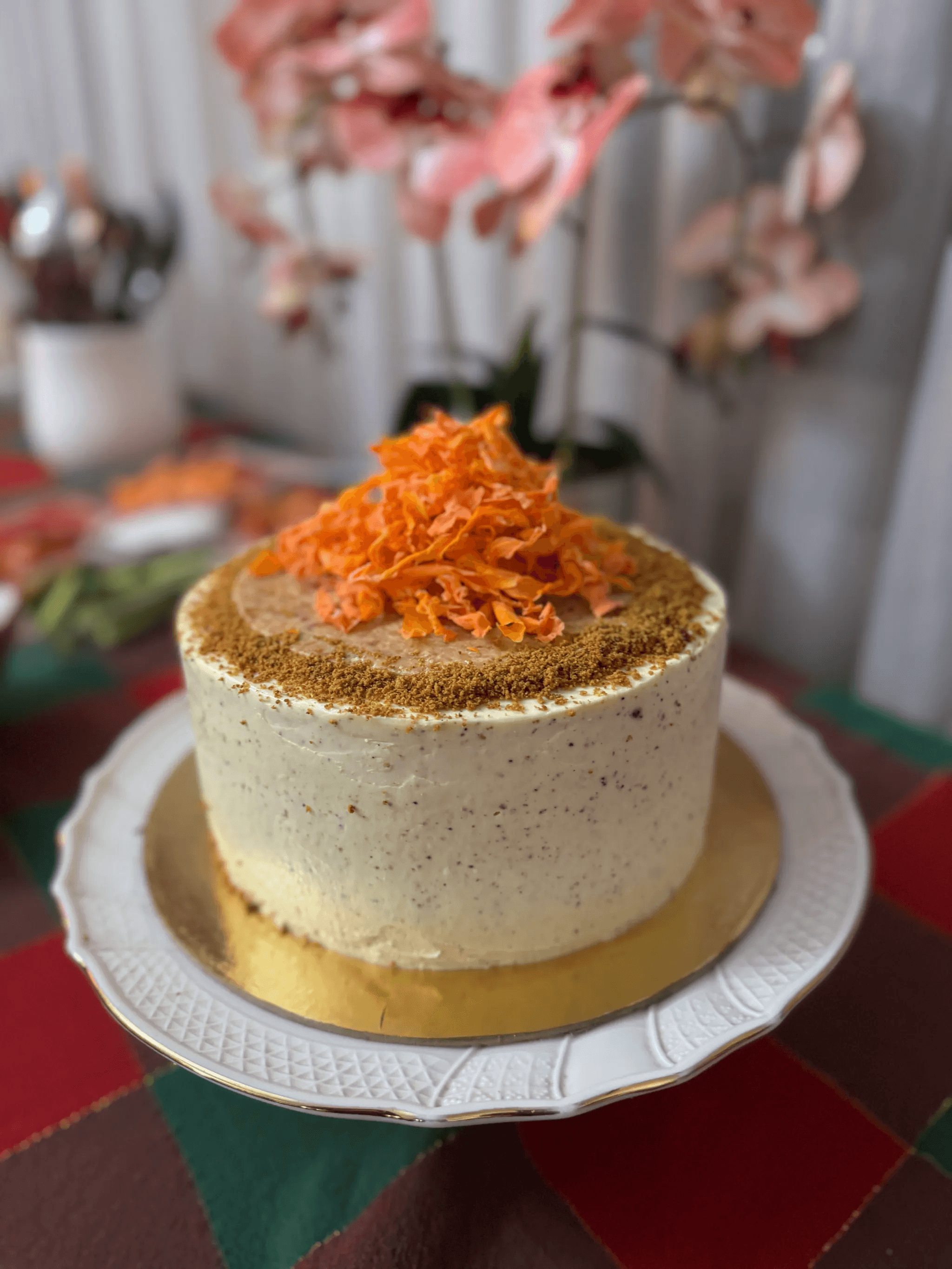 Brown Butter Carrot & Pecan Cake