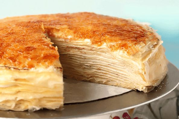 Crème Brûlée Mille Crêpe