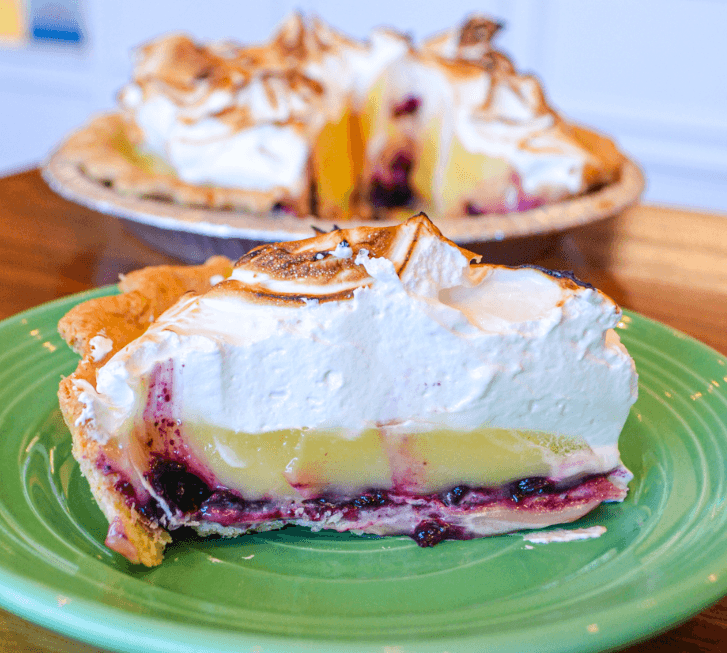 Lemon Blueberry Meringue Pie Image 1