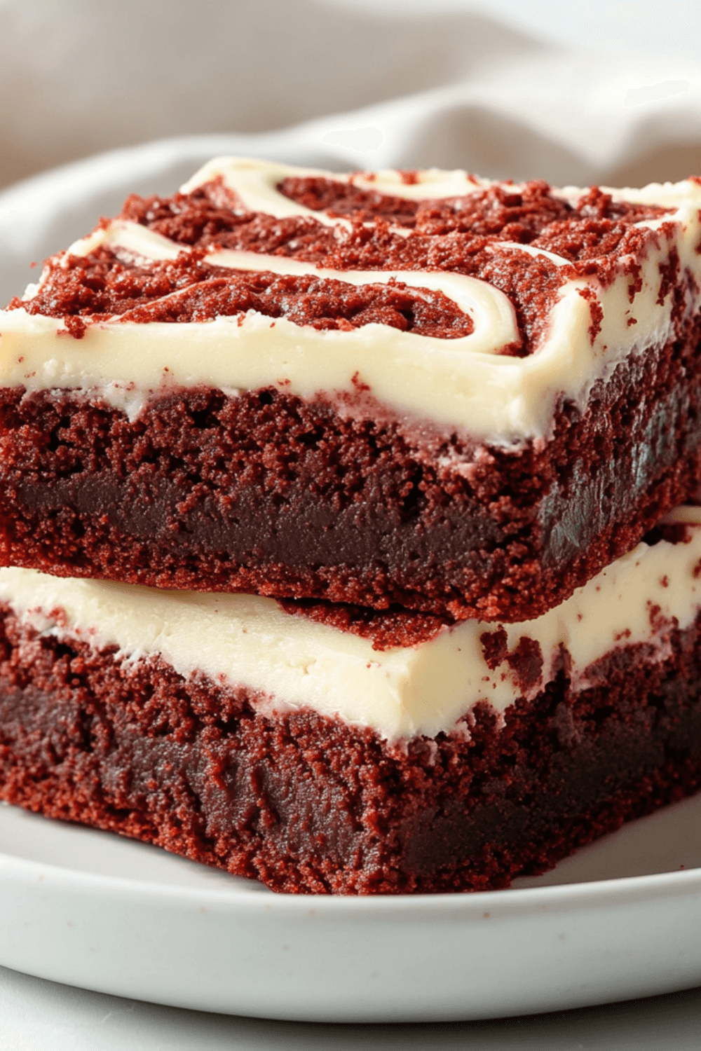 Red Velvet & Cream Cheese Brownies