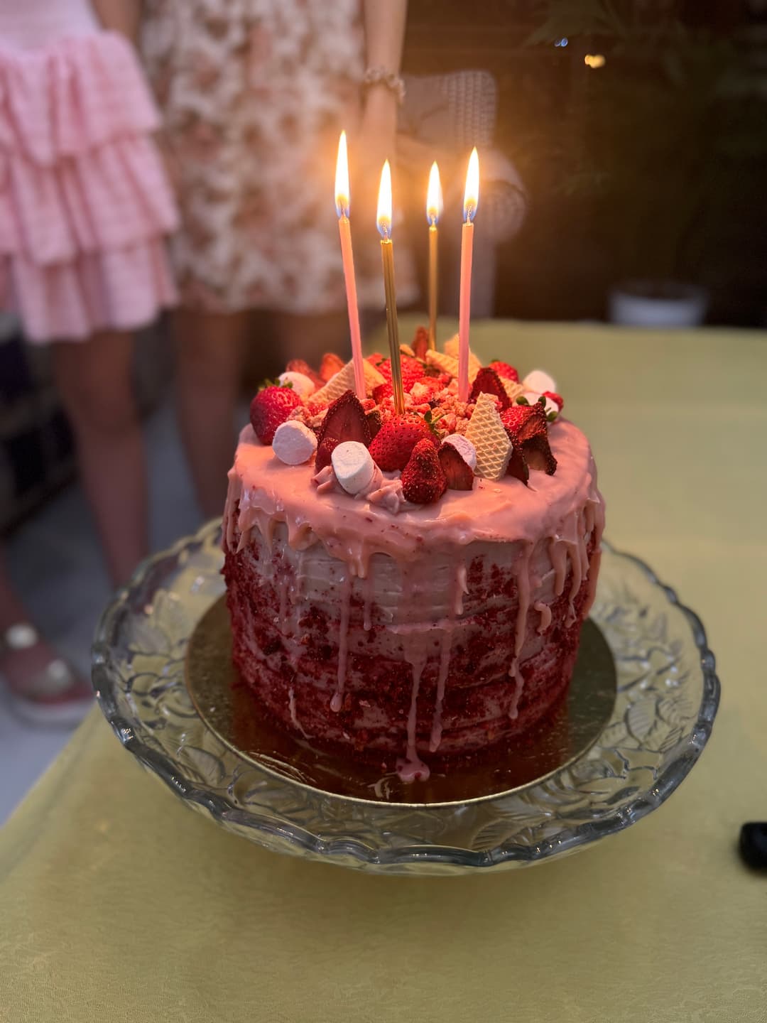 Roasted Strawberry White Chocolate ganache Cake Image 2