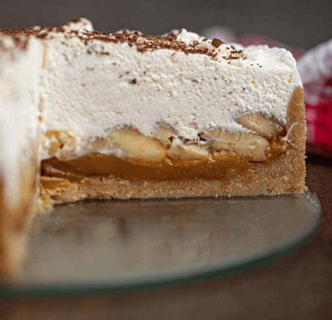 Banoffee Pie with Matcha Chantilly